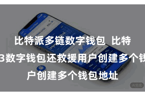 比特派多链数字钱包  比特派Web3数字钱包还救援用户创建多个钱包地址